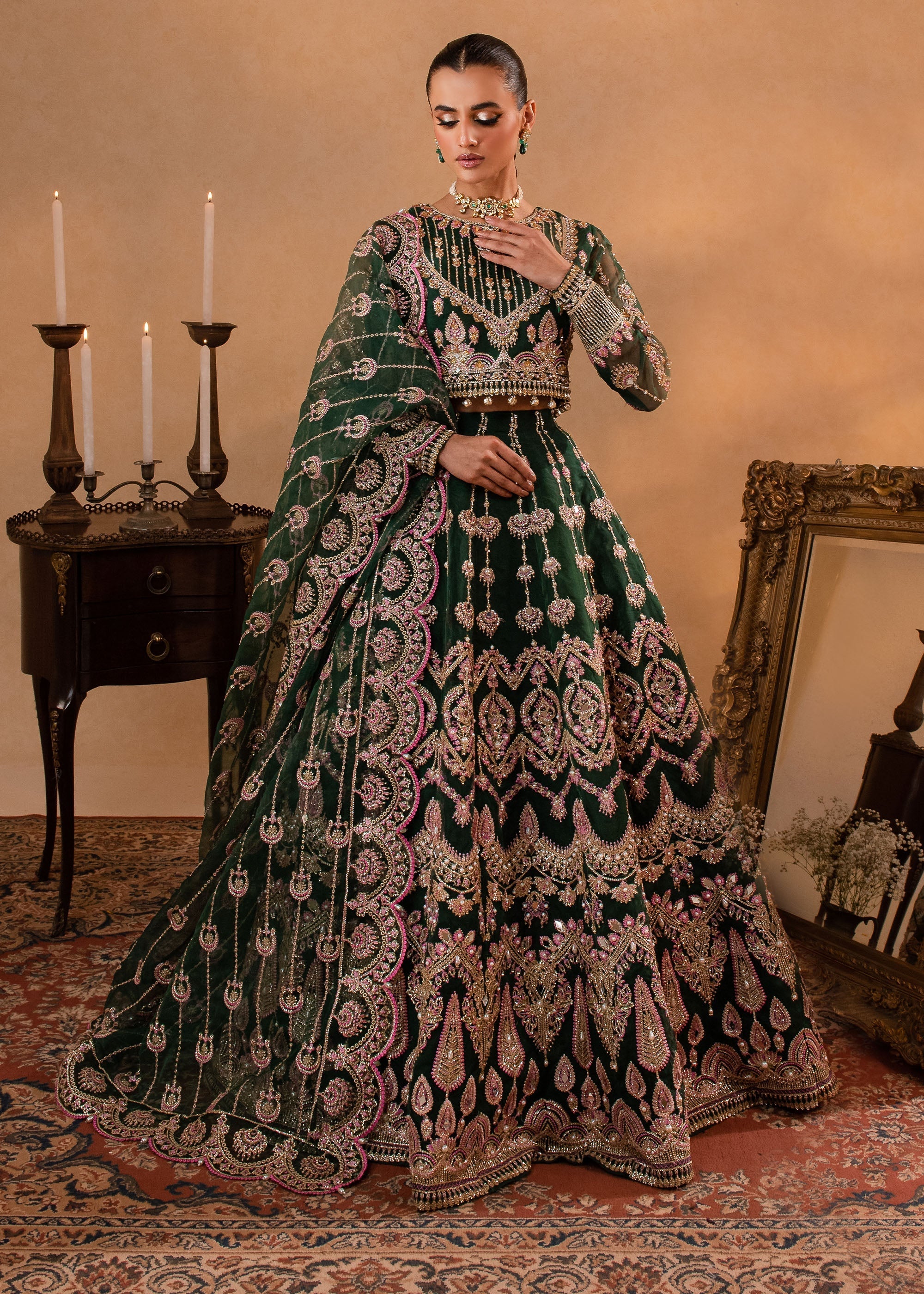 Pareesa Embroidered Pakistani Dress
