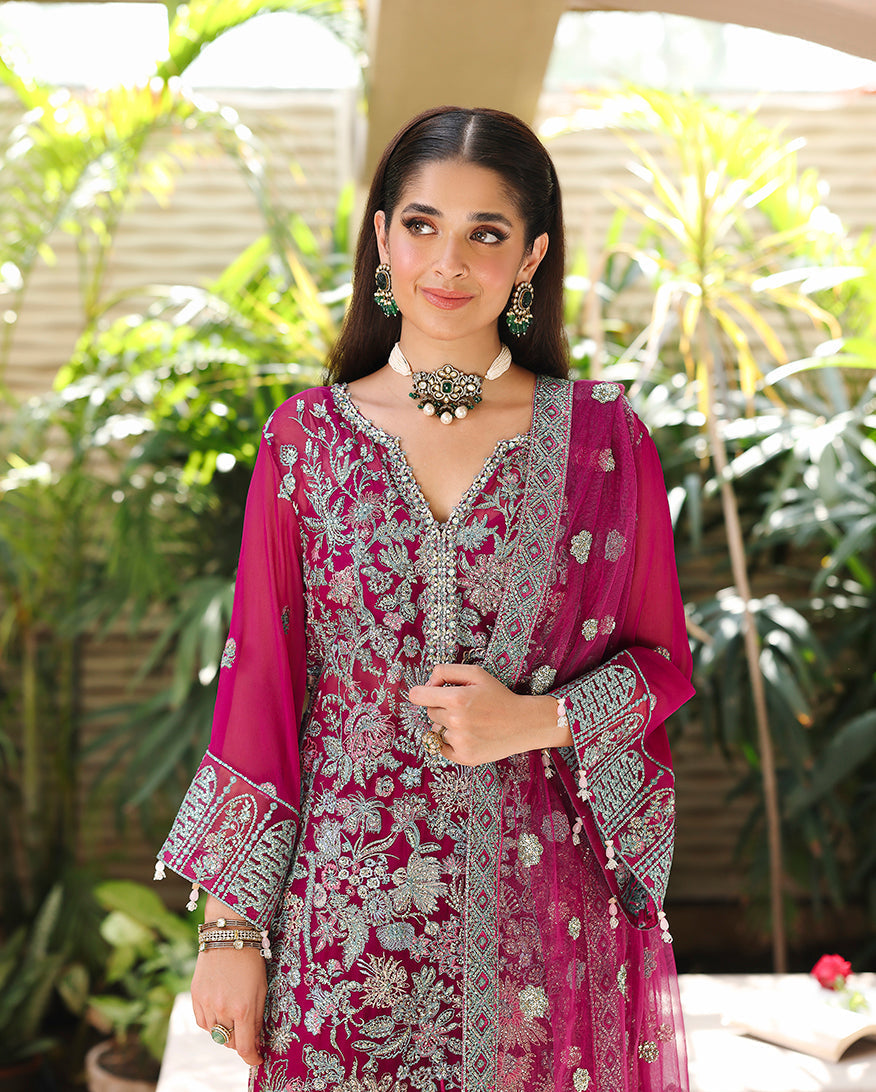 Eira Raw Silk Women Clothing - Roheenaz - 2