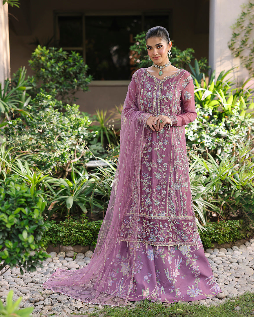 Arooj Raw Silk Women Clothing - Roheenaz - 1