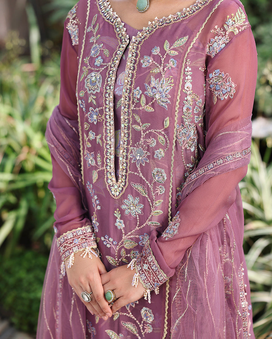 Arooj Raw Silk Women Clothing - Roheenaz - 4