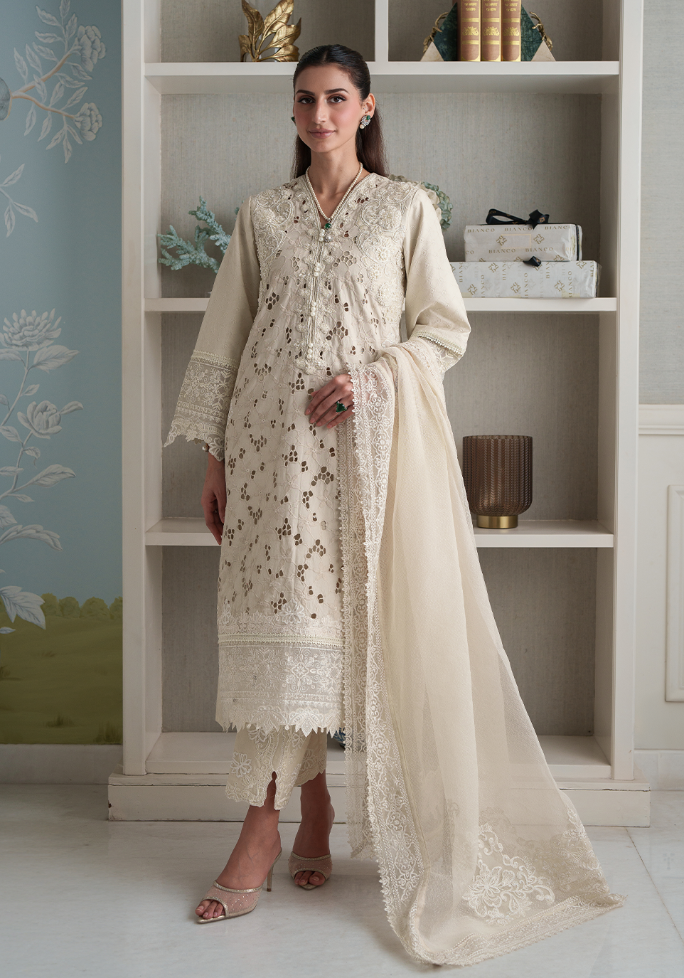 ZQ 009 MILA Embroidered Pakistani Dress