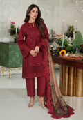 ZQ 001 Rouge Pakistani Designer Dress