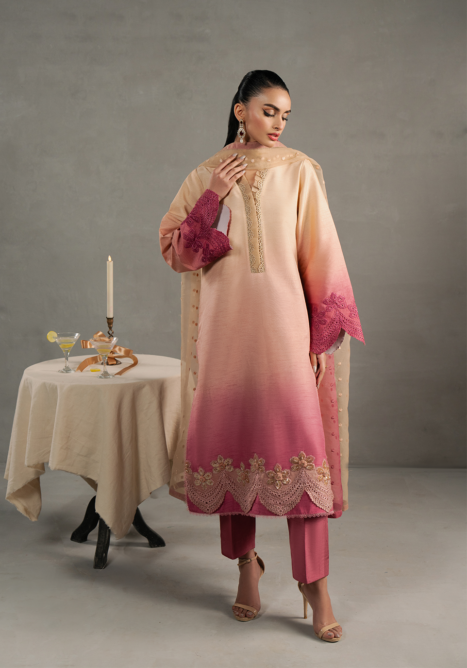 ZQS 002 RosÃ¨a Pakistani Formal Dresses Collection