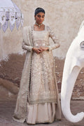 Ulfat Raw Silk Pakistani Formal Dresses - Afrozeh - 1