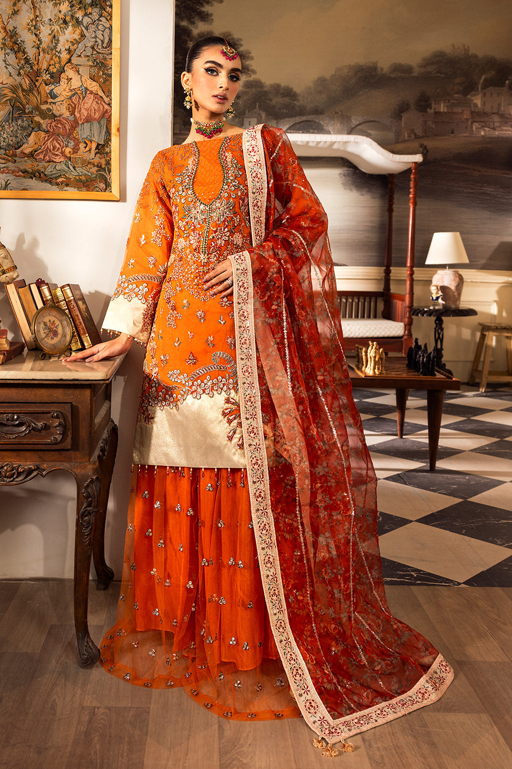 LP-07 Mastani Raw Silk Pakistani Formal Dresses