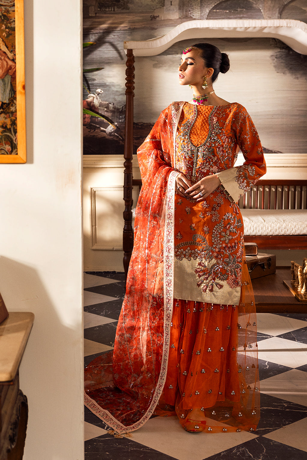 LP-07 Mastani Raw Silk Pakistani Formal Dresses