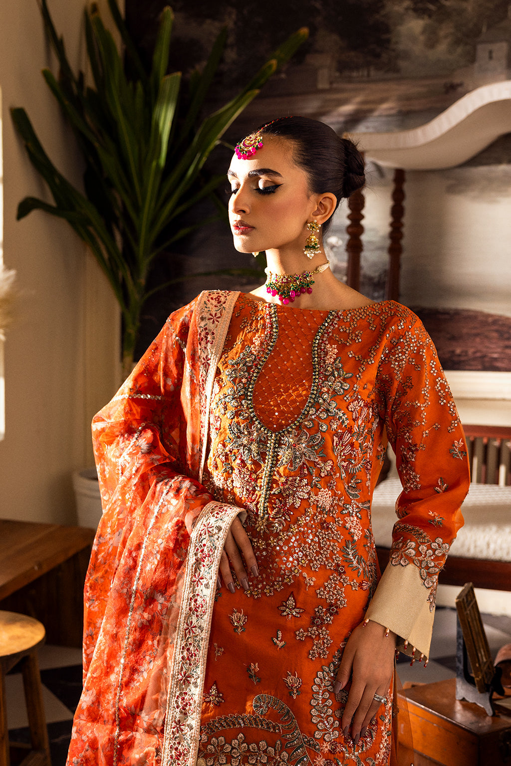 LP-07 Mastani Raw Silk Pakistani Formal Dresses