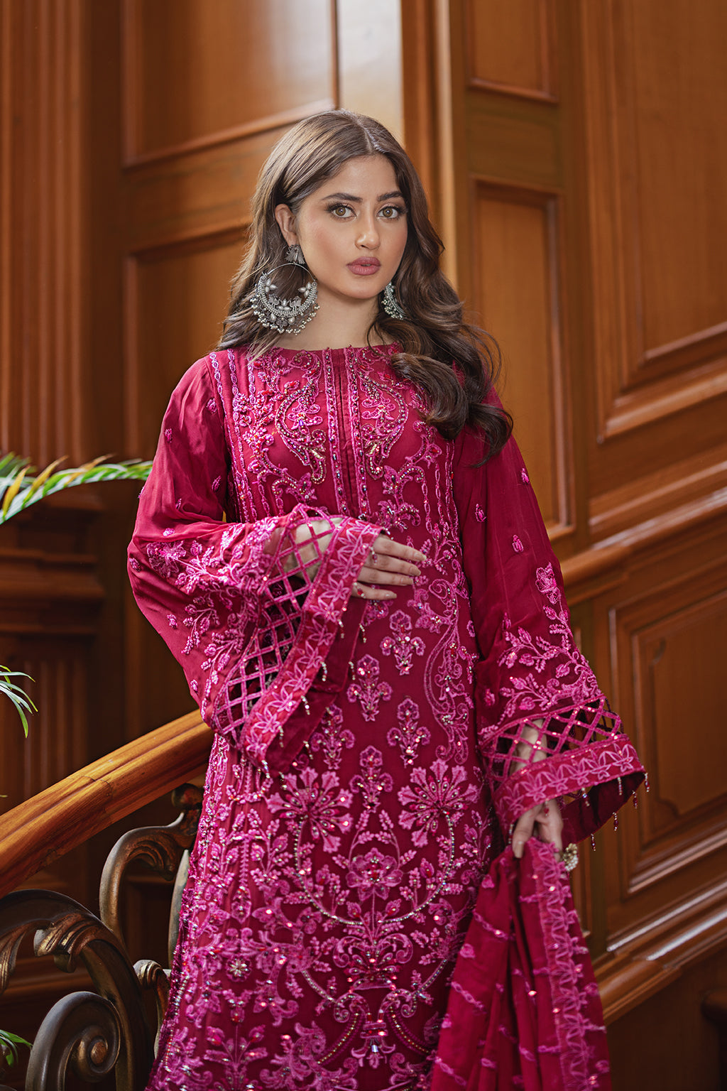 AT-03 MAISHA Embroidered Pakistani Dress