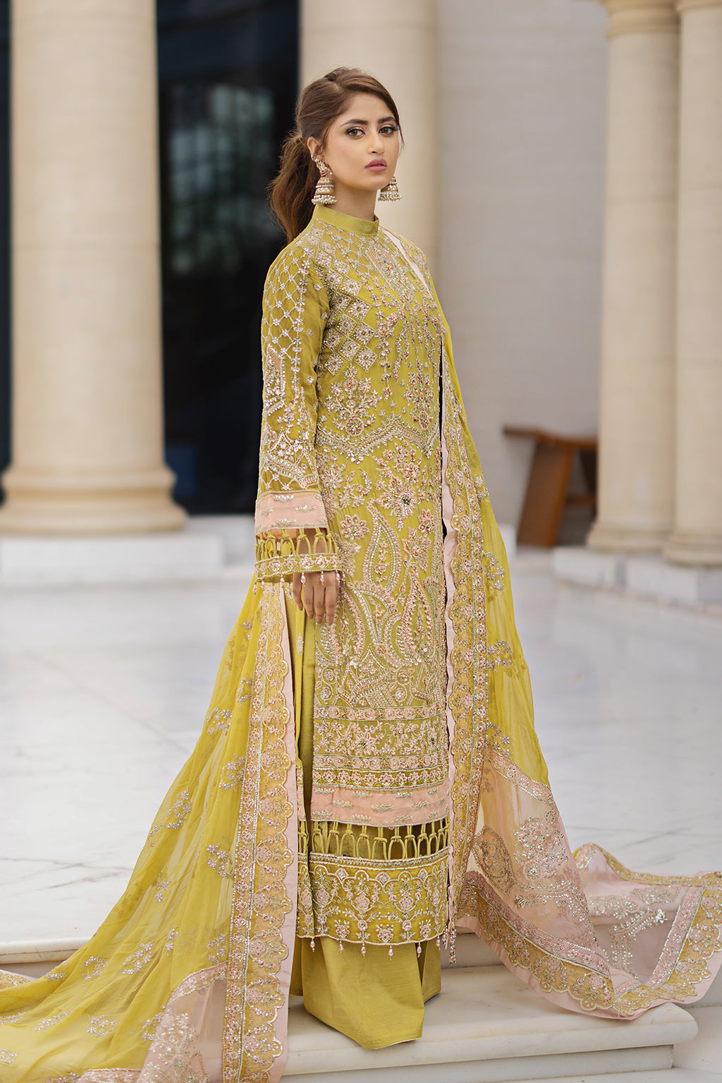 AT-06 FARAH Embroidered Pakistani Dress