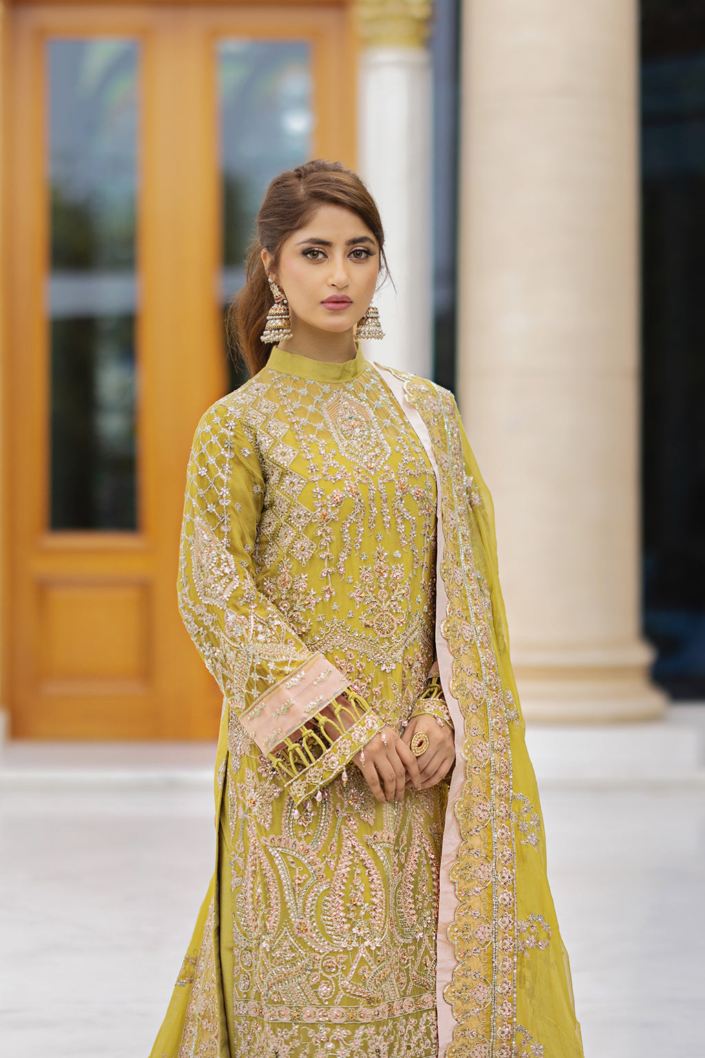 AT-06 FARAH Embroidered Pakistani Dress