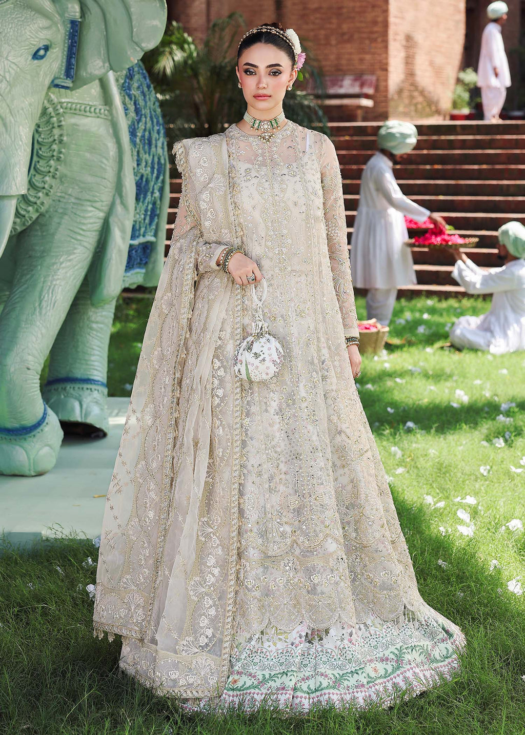 PAREESA Embroidered Pakistani Dress