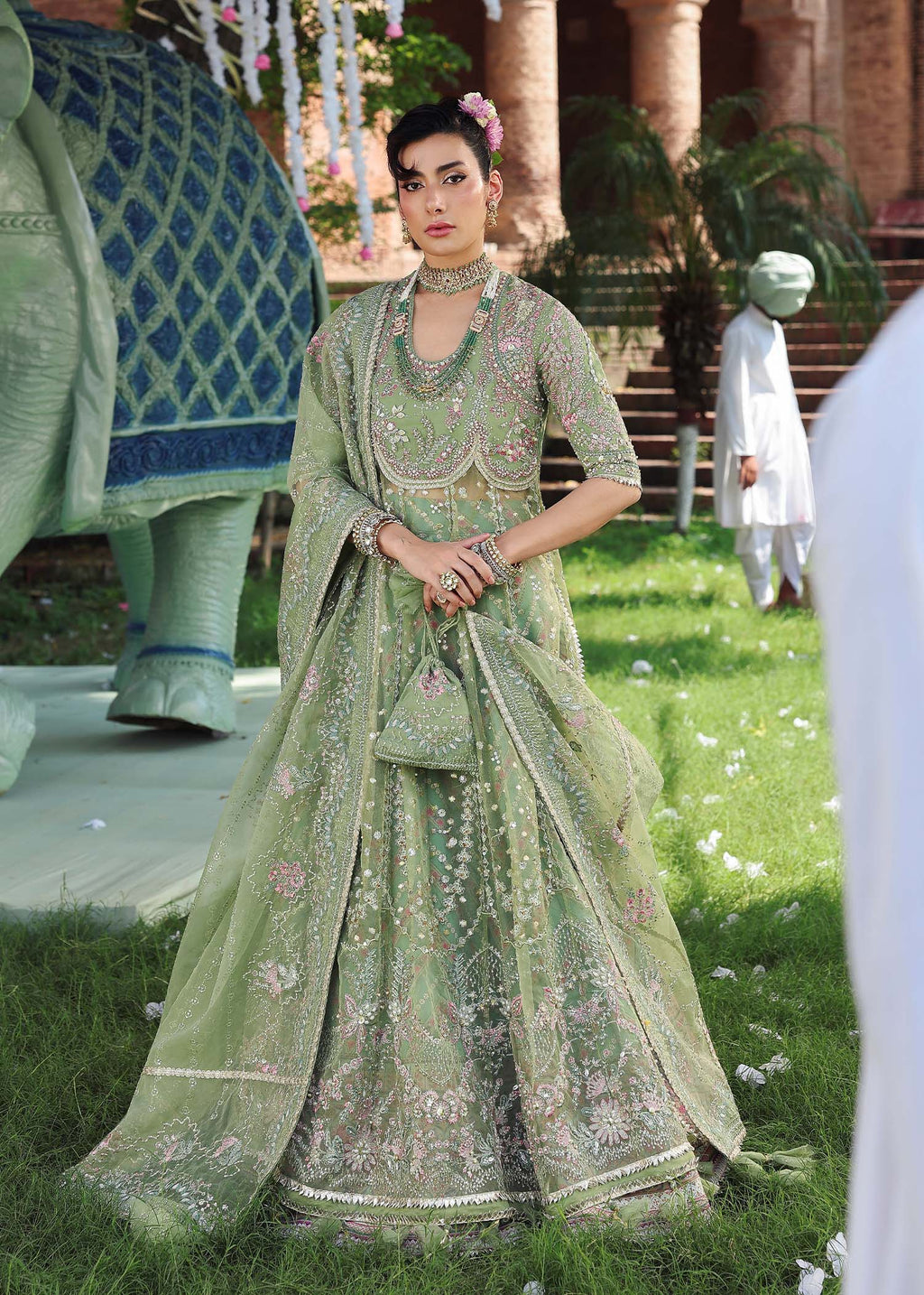 HEER Raw Silk Pakistani Formal Dresses