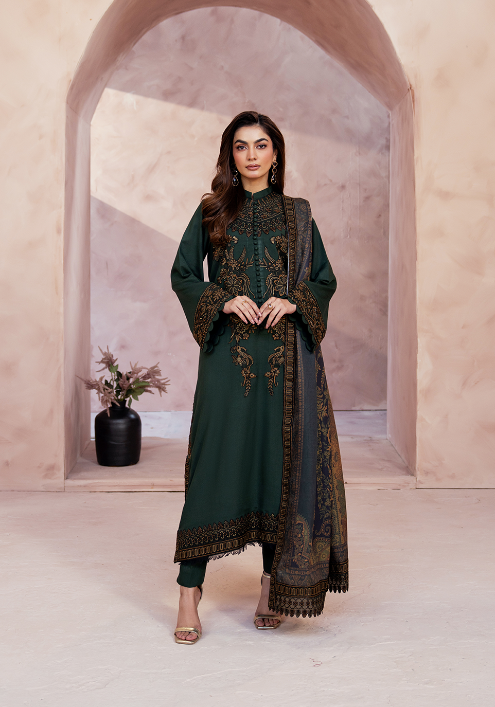 MOSS POISE Pakistani Formal Dresses Collection
