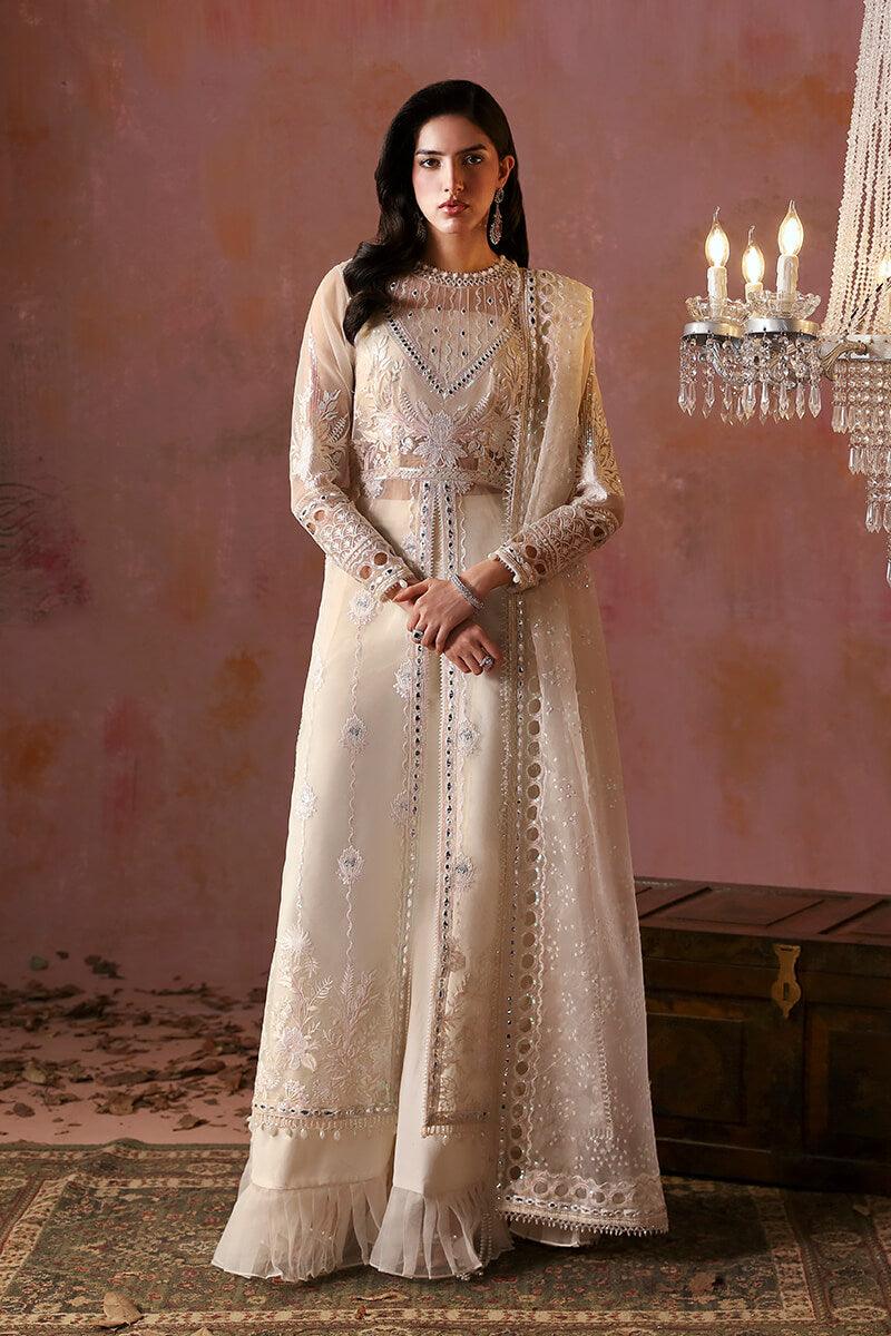 Dove Silk Pakistani Formal Dresses