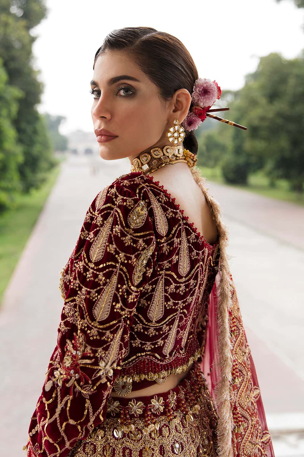 Hayal Raw Silk Pakistani Formal Dresses - Afrozeh - 3