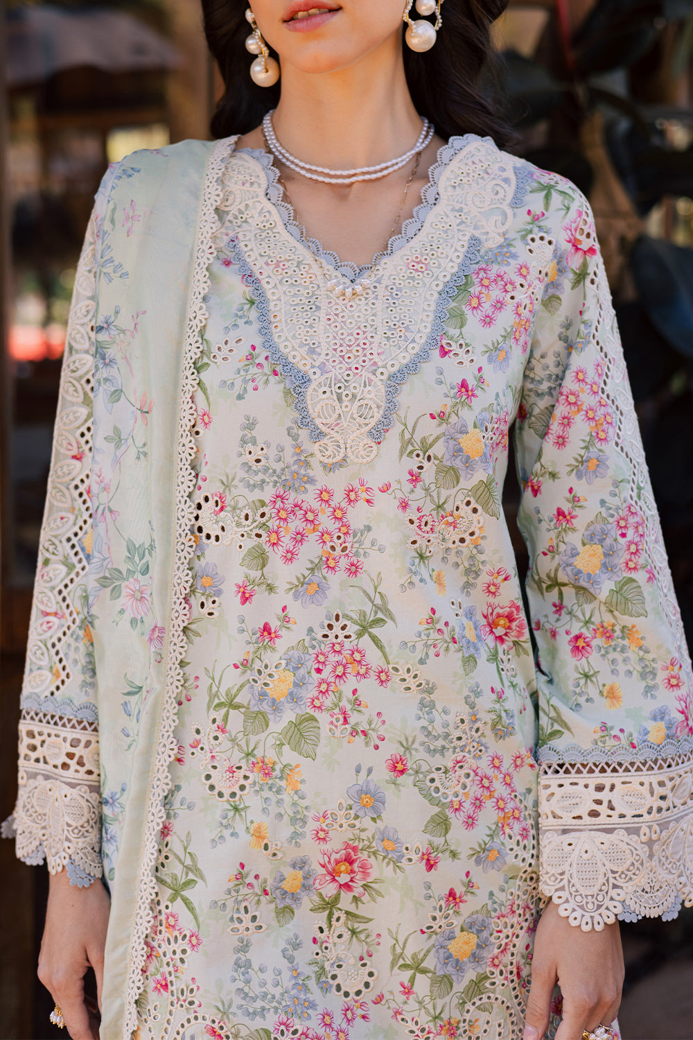 REEM (AV-03) Silk Pakistani Summer Dresses - aabyaan - 5