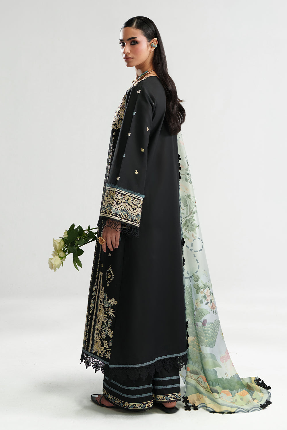 NOCTRA (AD-05) Cotton Pakistani Formal Dresses - aabyaan - 4