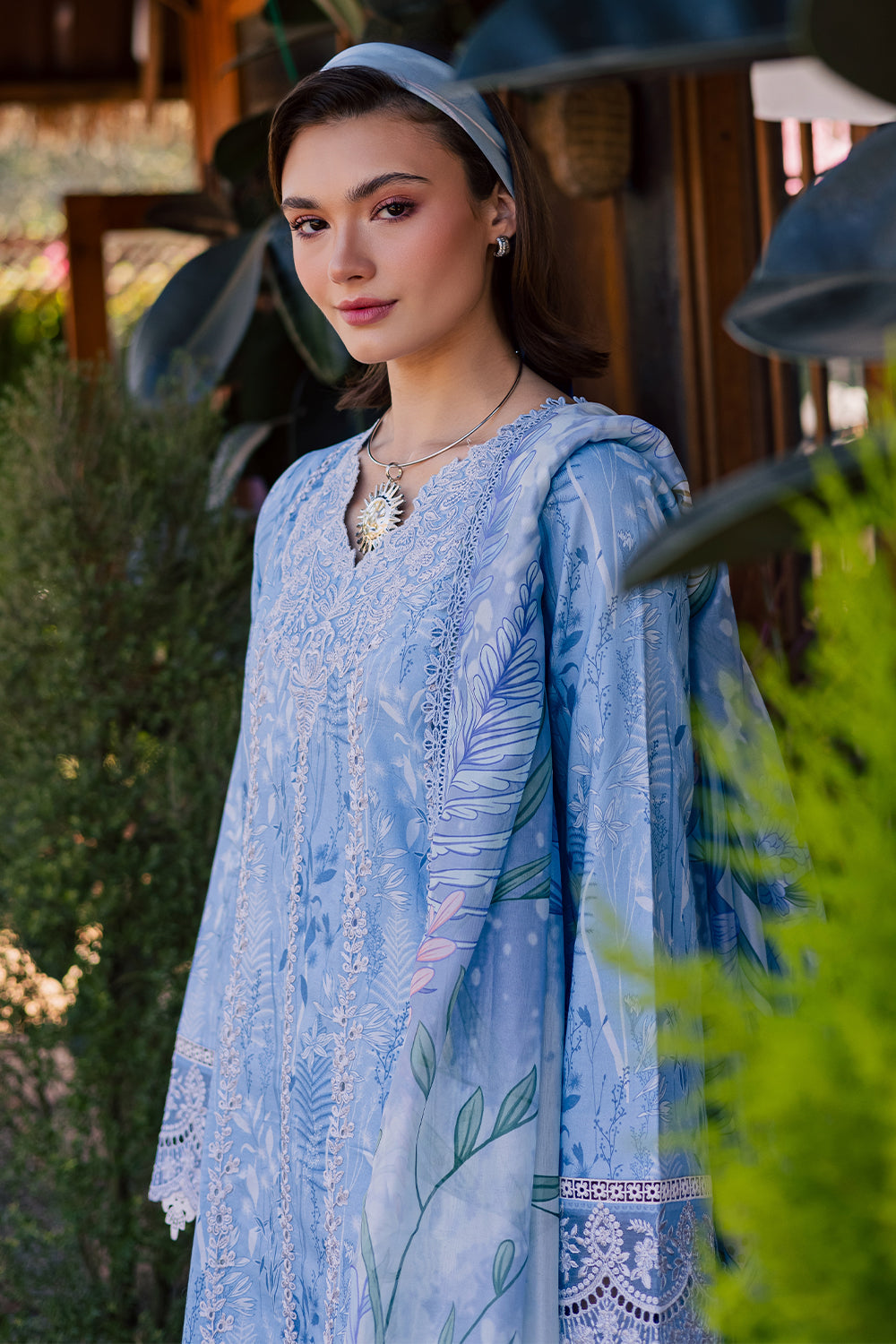 SEREEN (AV-05) Silk Pakistani Summer Dresses - aabyaan - 3