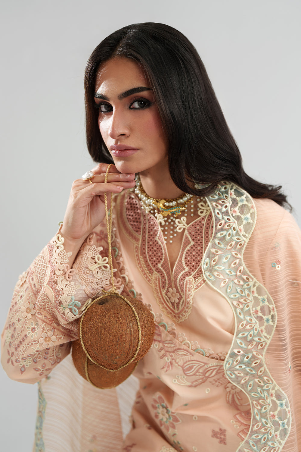 SORELLE (AD-02) Organza Pakistani Formal Dresses - aabyaan - 4