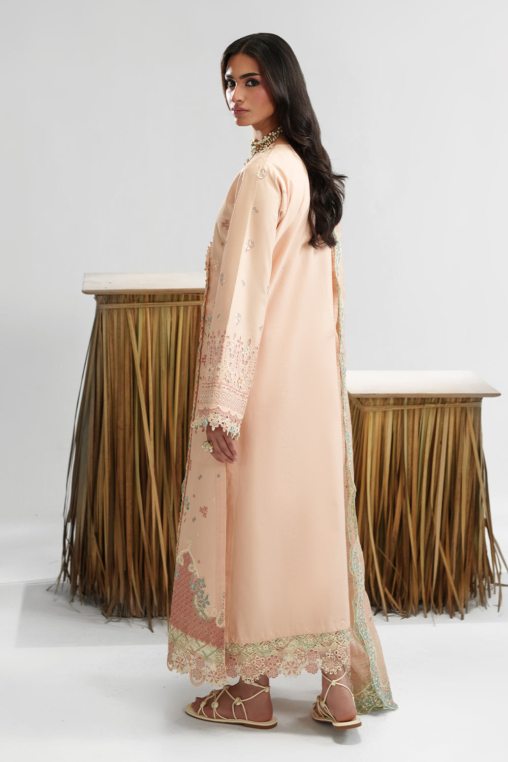 SORELLE (AD-02) Organza Pakistani Formal Dresses - aabyaan - 3