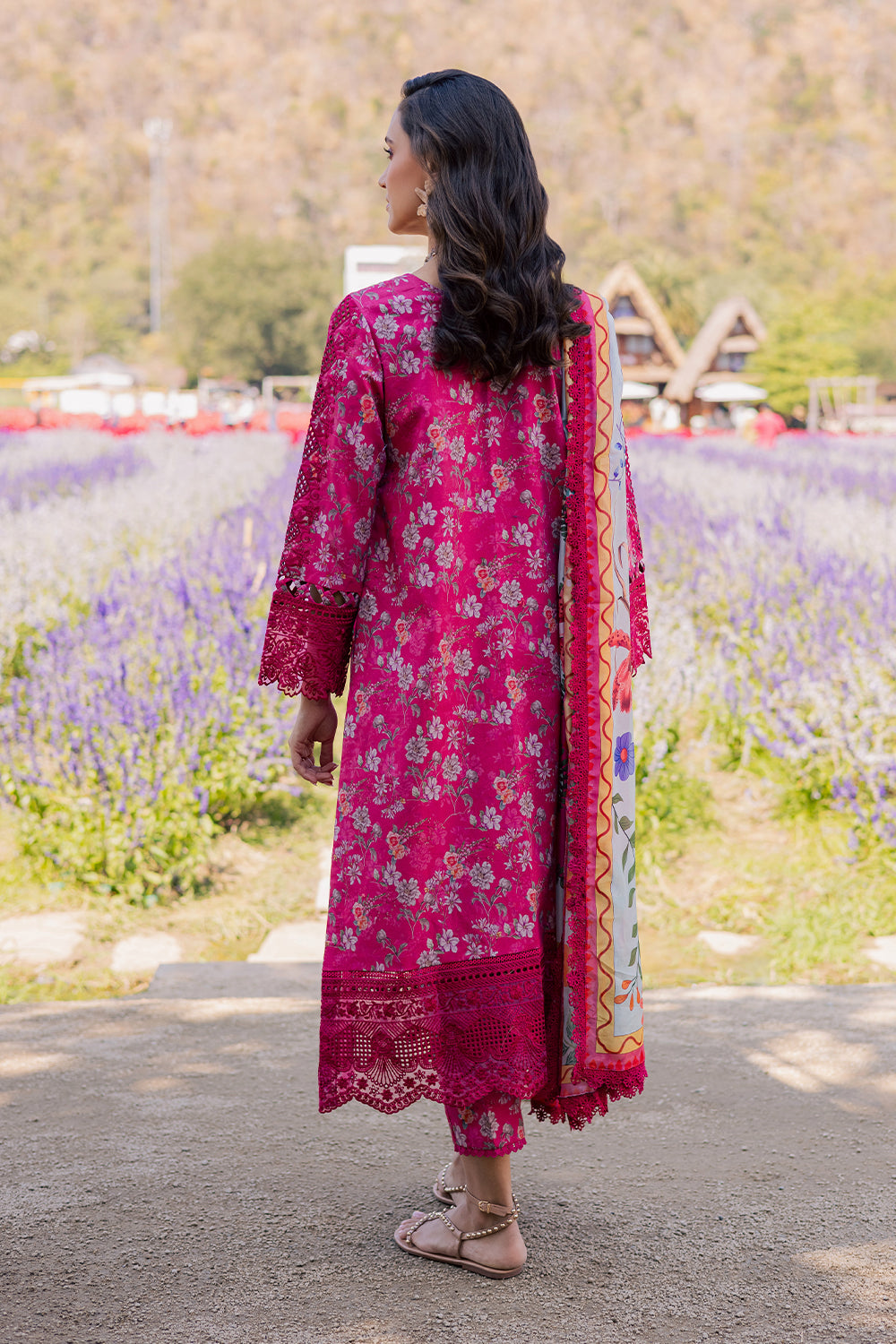 FARYAL (AV-08) Silk Pakistani Summer Dresses - aabyaan - 4