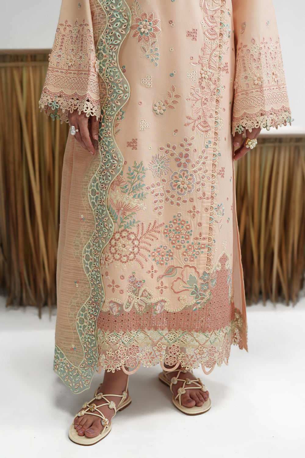 SORELLE (AD-02) Organza Pakistani Formal Dresses - aabyaan - 6