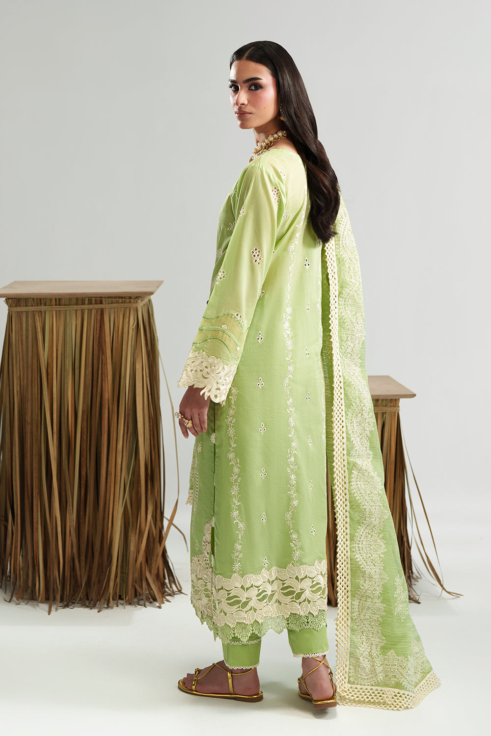 VERDAN (AD-03) Organza Pakistani Formal Dresses - aabyaan - 4