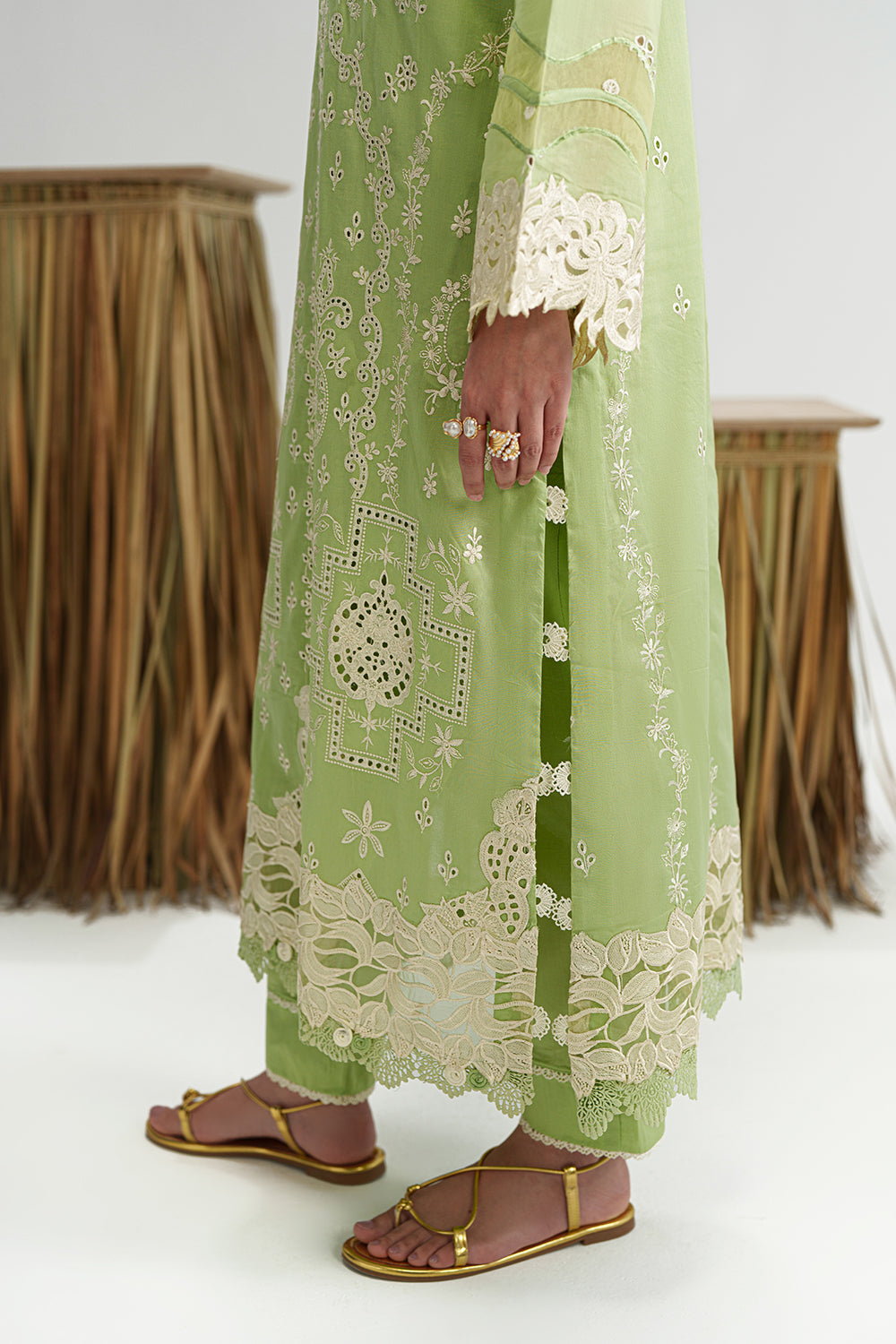VERDAN (AD-03) Organza Pakistani Formal Dresses - aabyaan - 5