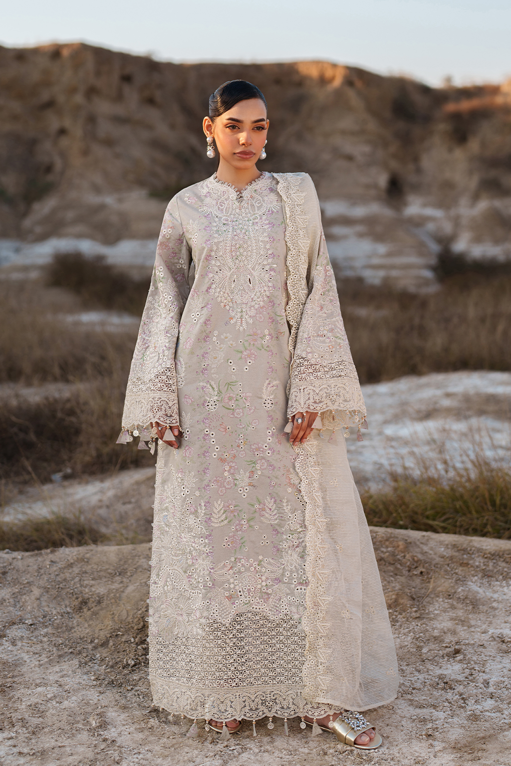 MEHVES Pakistani Designer Dress