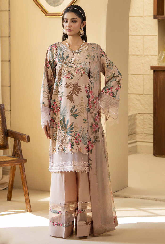 Senora - D07 Chiffon Pakistani Summer Dresses - Humdum - 2