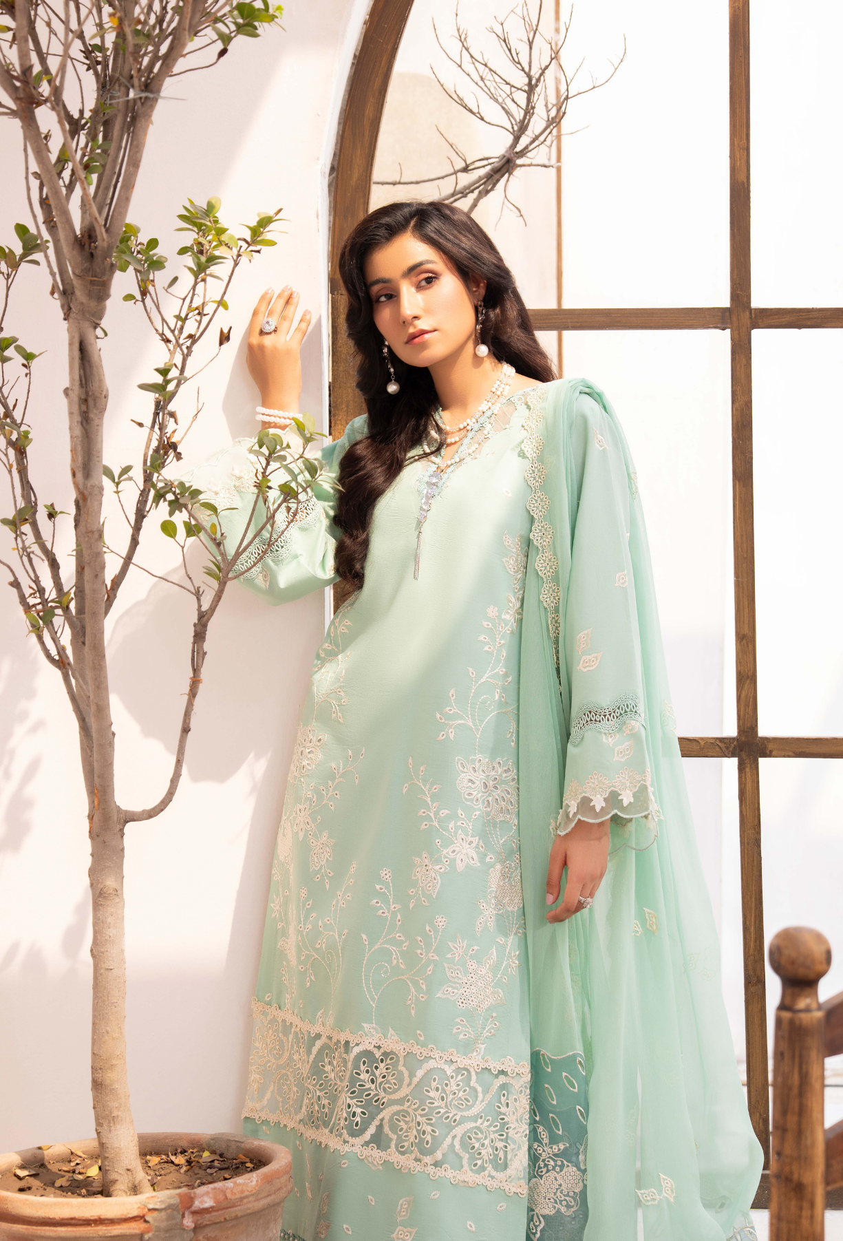 NAYAB - D07 Chiffon Pakistani Summer Dresses - Humdum - 3