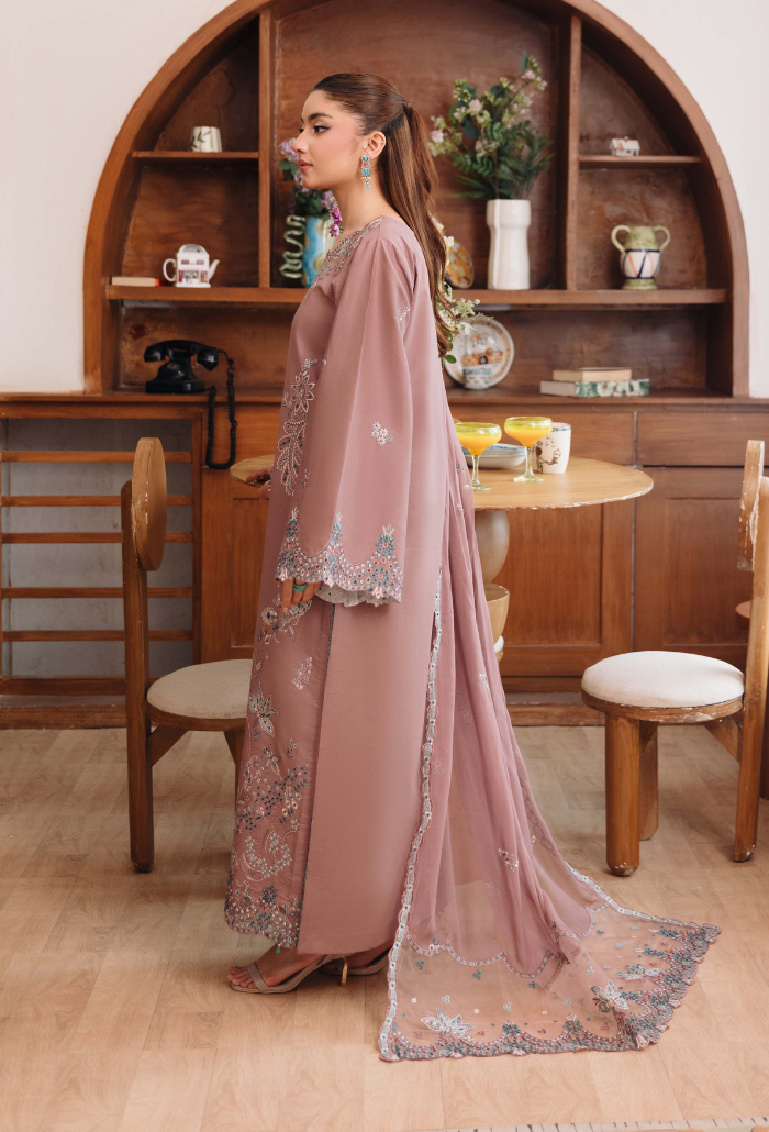Mirha'2 - D08 Organza Pakistani Summer Dresses - Humdum - 2