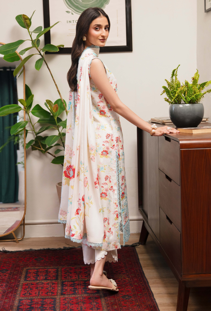 LAIBA - D09 Organza Pakistani Winter Dresses - Humdum - 2