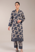 Ethnic By Humdum - D12 Lawn Pakistani Summer Dresses - Humdum - 1