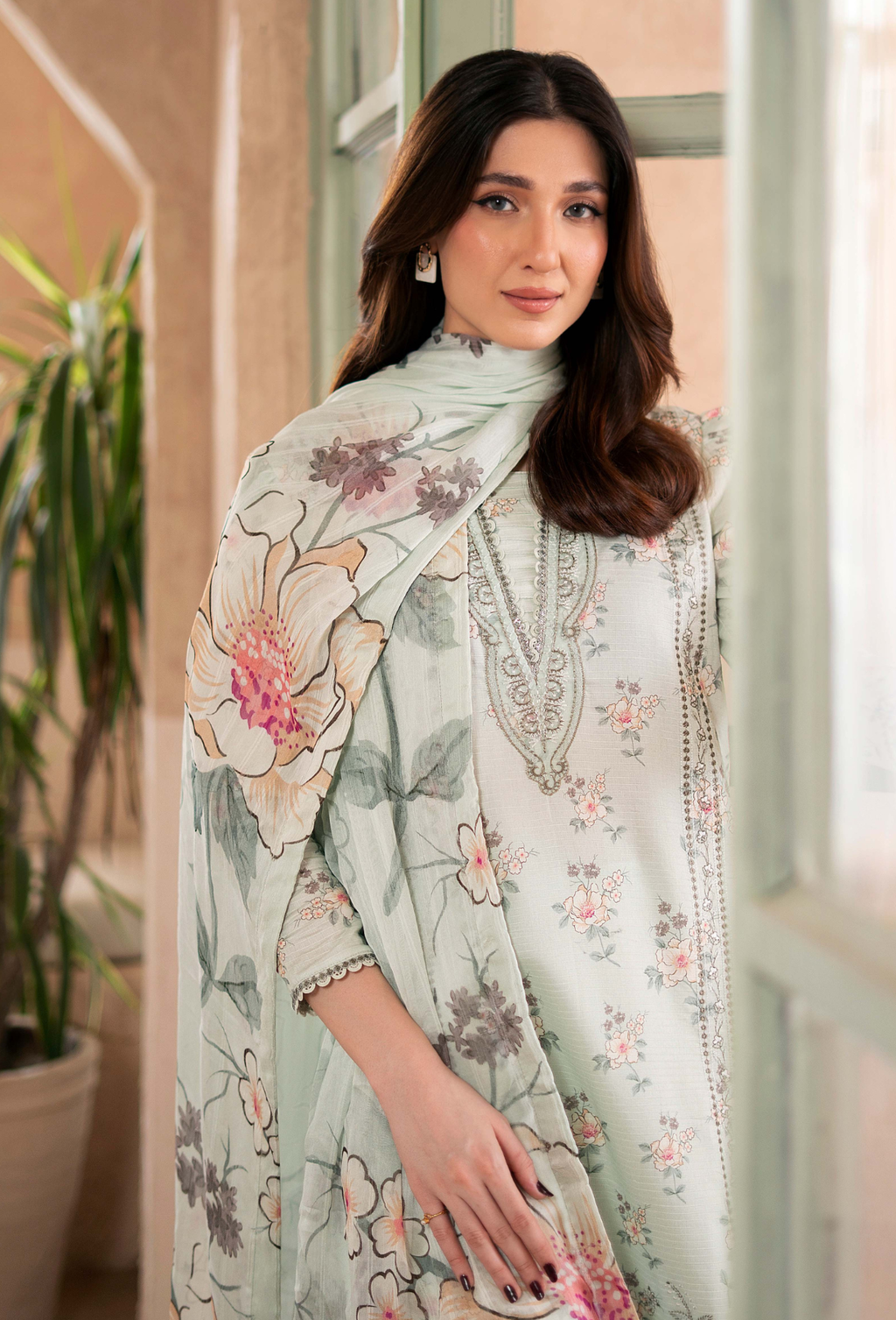 Kanwal - D07 Chiffon Pakistani Summer Dresses - Humdum - 4