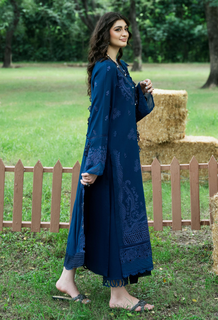 Zephyr - D09 Premium Fabric Pakistani Winter Dresses - Humdum - 2