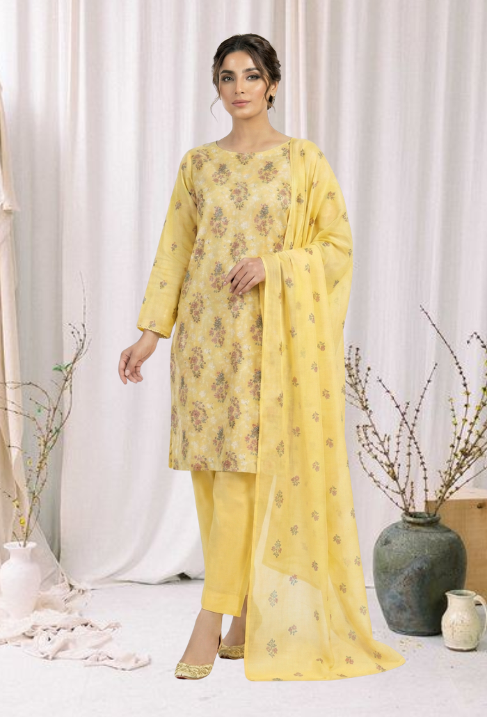 Essentials - Embroidered Cotton Pakistani Summer Dresses - Humdum - 1