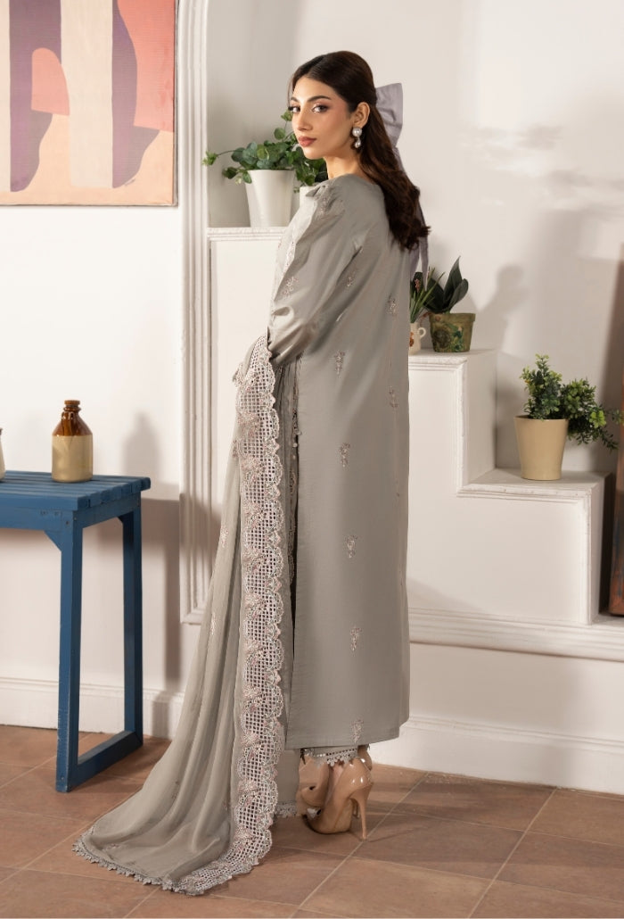 Meraki - D10 Chiffon Pakistani Summer Dresses - Humdum - 3