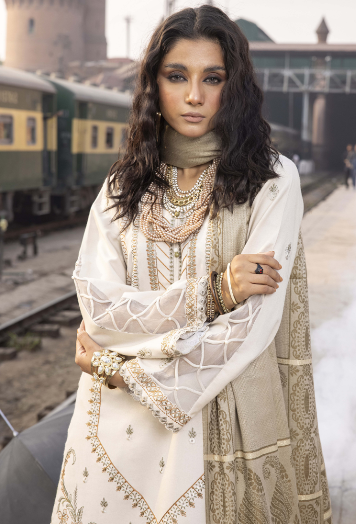 Rahgeer - D04 Jacquard Pakistani Winter Dresses - Humdum - 3