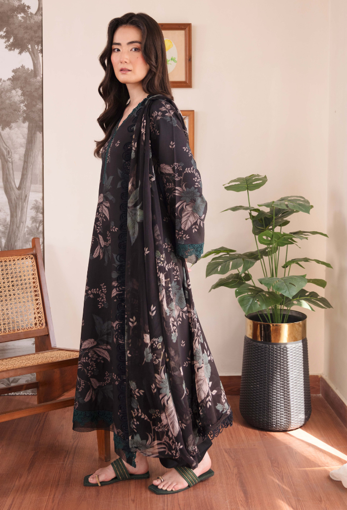 COCO Lawn - D03 Chiffon Pakistani Summer Dresses - Humdum - 3
