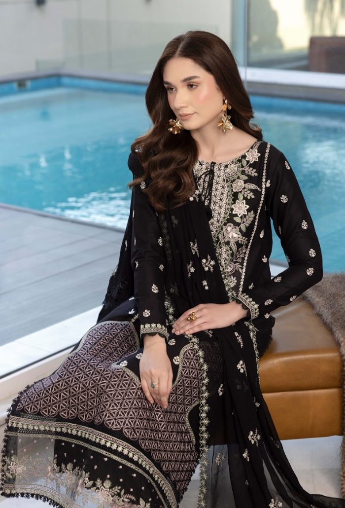 Dilkash - D08 Organza Pakistani Summer Dresses - Humdum - 3