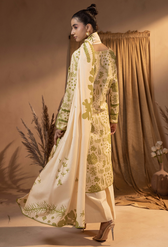 Raya - D07 Khaddar Pakistani Winter Dresses - Humdum - 2