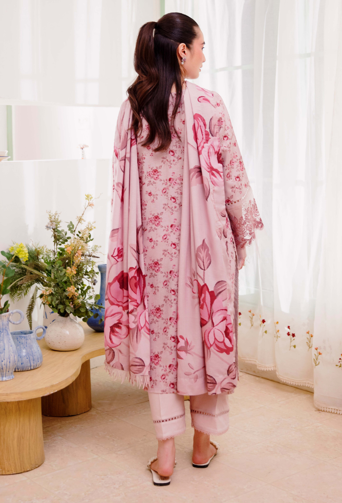 LAYLA - D06 Organza Pakistani Winter Dresses - Humdum - 2