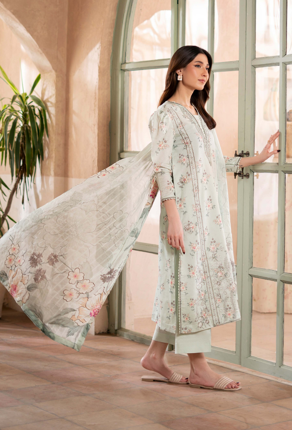 Kanwal - D07 Chiffon Pakistani Summer Dresses - Humdum - 3