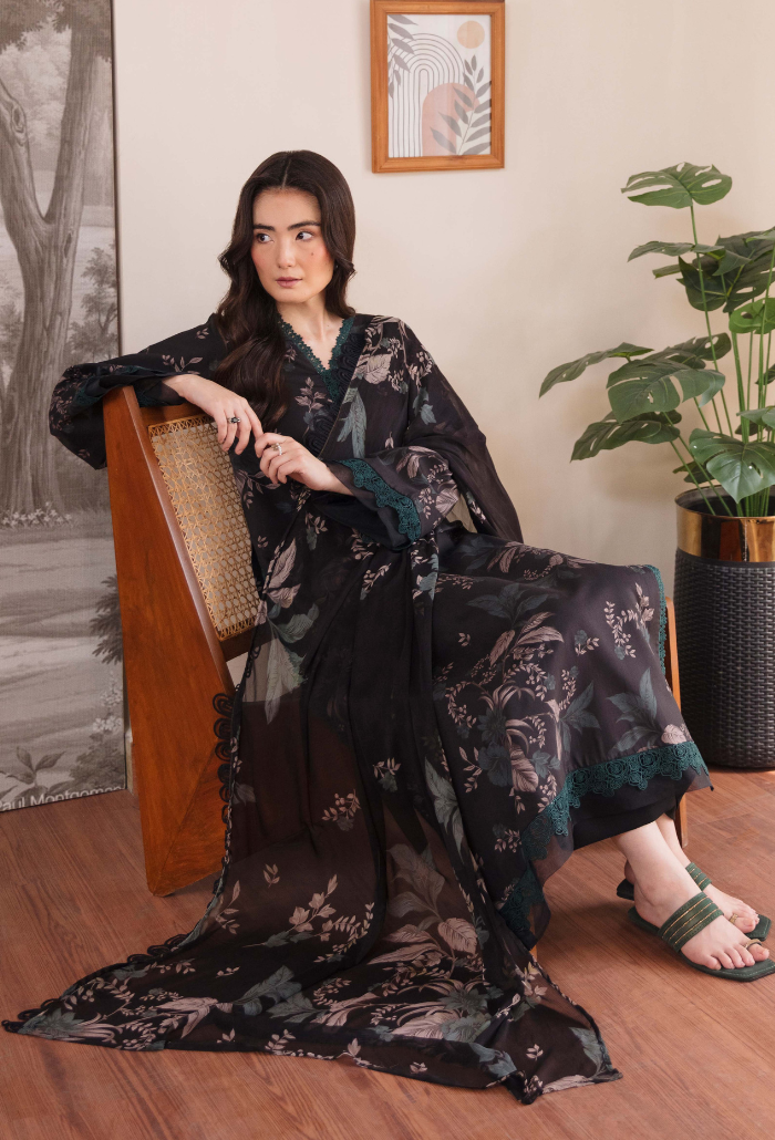 COCO Lawn - D03 Chiffon Pakistani Summer Dresses - Humdum - 4
