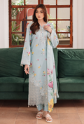 Summer Breeze'3- D08 Organza Pakistani Summer Dresses - Humdum - 1