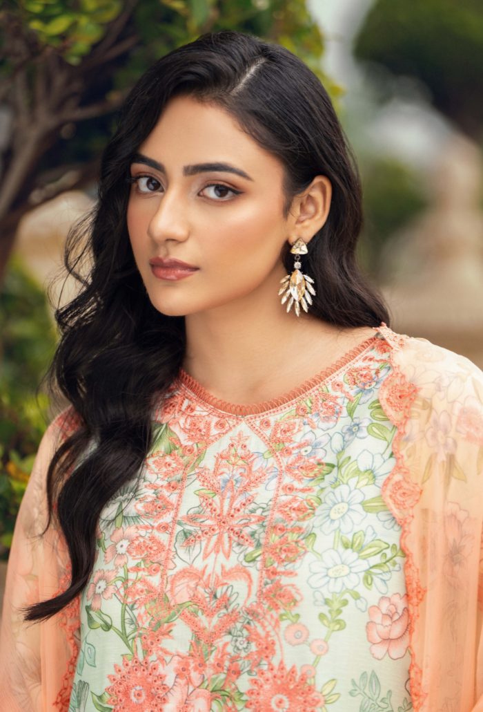 Diva - D03 Chiffon Pakistani Winter Dresses - Humdum - 3