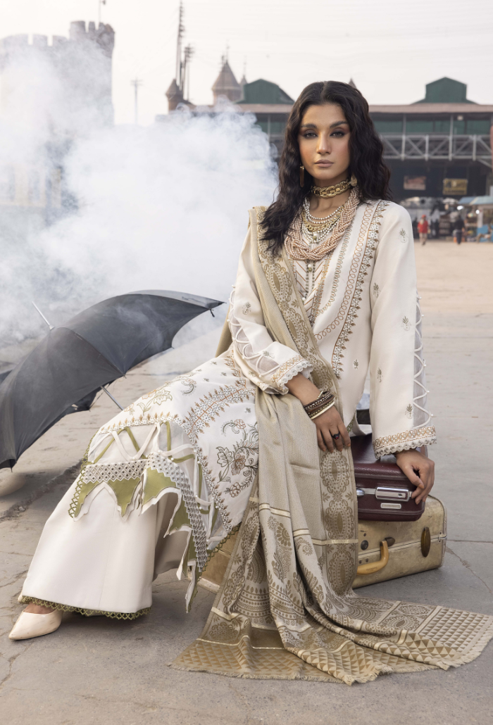 Rahgeer - D04 Jacquard Pakistani Winter Dresses - Humdum - 4