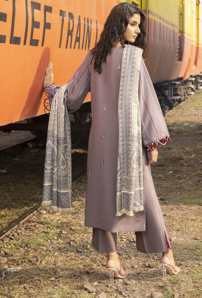 Rahgeer - D10 Jacquard Pakistani Winter Dresses - Humdum - 2