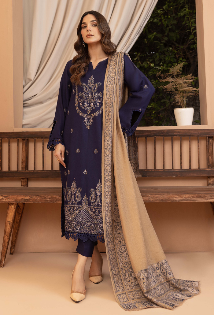Carvan-D03 Premium Fabric Pakistani Winter Dresses - Humdum - 1